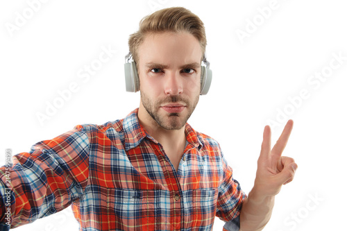 Foto Modern millennial man lifestyle