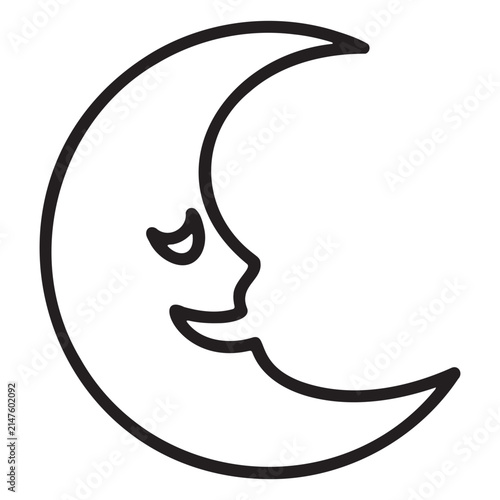moon vector illustration