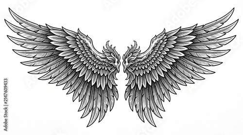 wings vector illustration