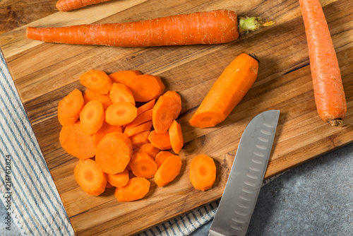 Organic Raw Cut Orange Carrots