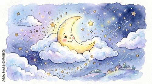 moon and stars