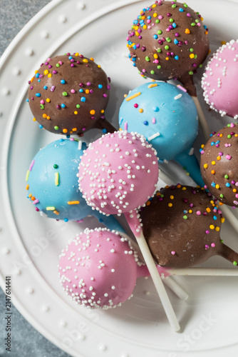 Sweet Homemade Assorted Cake Pops