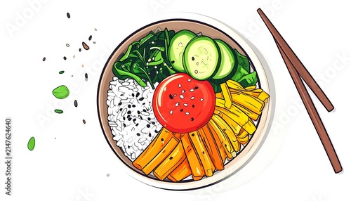 Colorful fresh vegetables in wooden bowl.