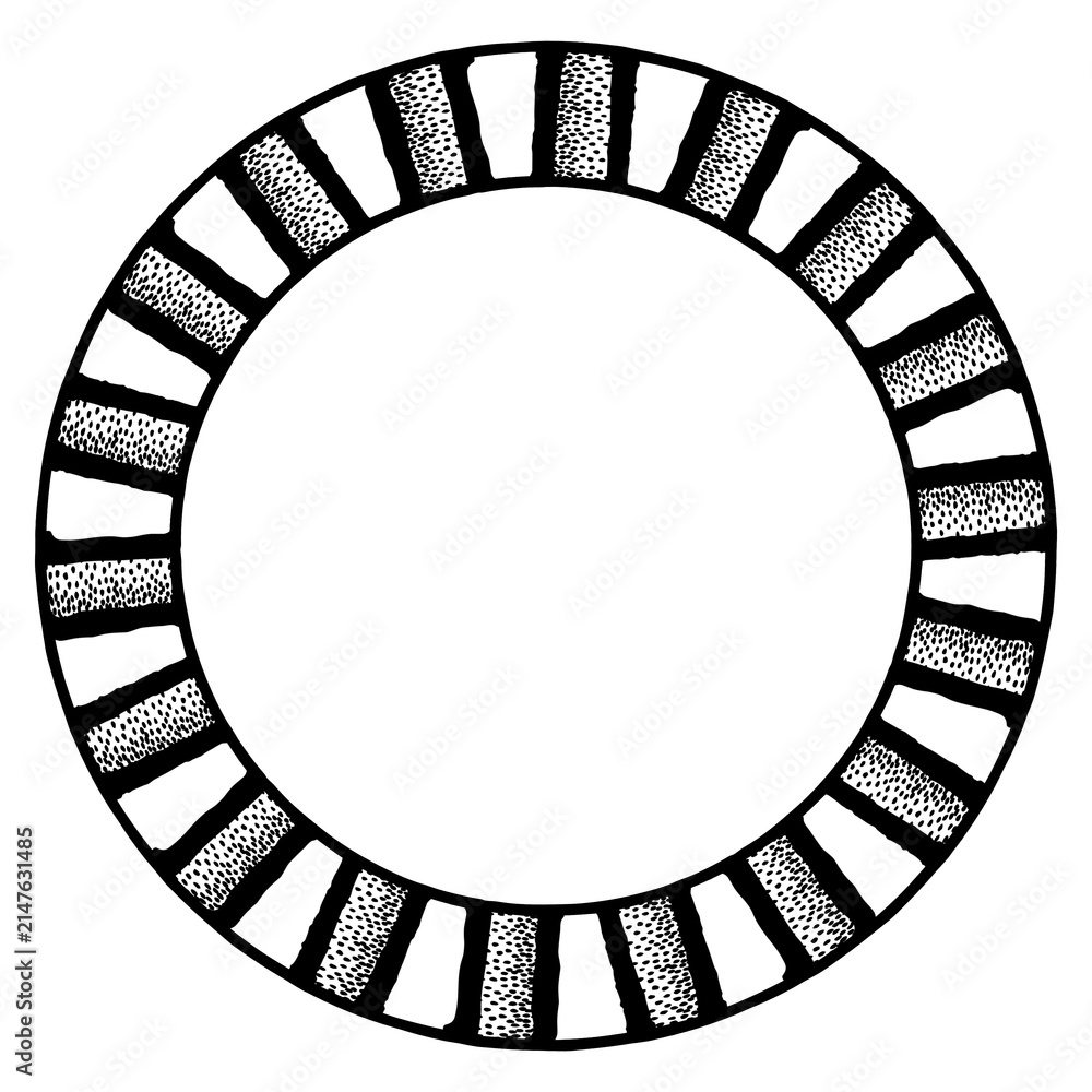 Fototapeta premium circular or round frame