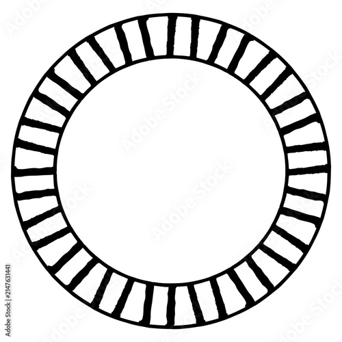 circular or round frame