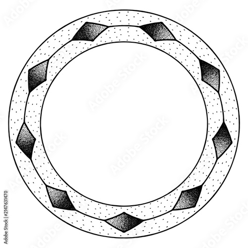 circular or round frame