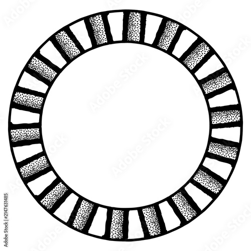circular or round frame