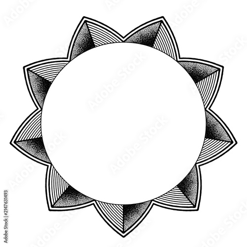 circular or round frame
