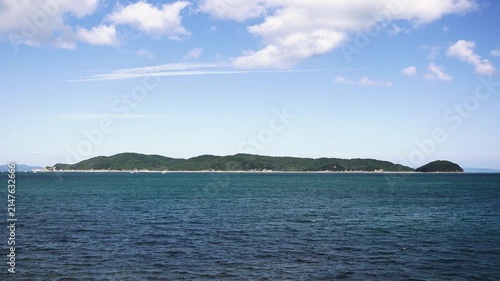 「友ヶ島」和歌山県和歌山市加太 Tomogashima Islands viewed from Kada coast, Wakayama, Japan