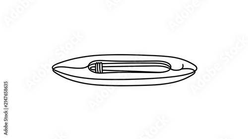 Black pen line art illustration white background.