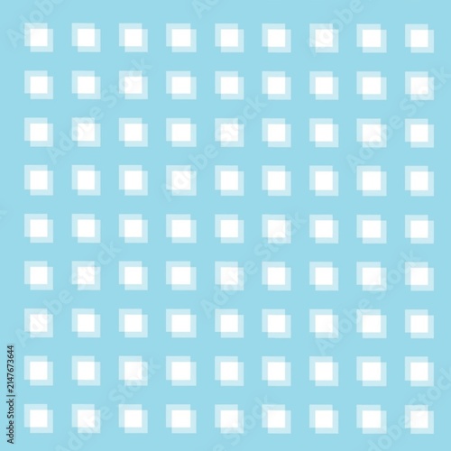 Canvastavla Dizzy Light Blue Optical Illusion Grid Background