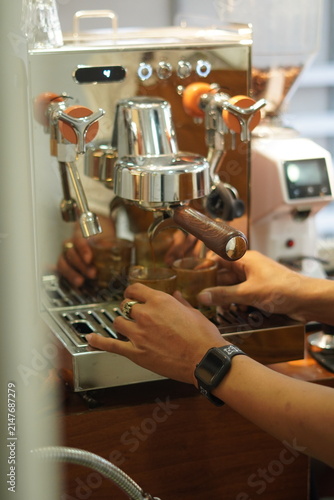 Konstfotografi coffee maker machine
