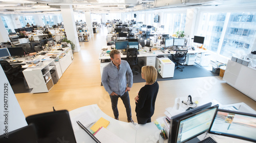 office workers at work