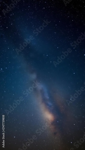 Silent majesty of a starry night sky illuminated by millions of twinkling stars, astronomical, serene