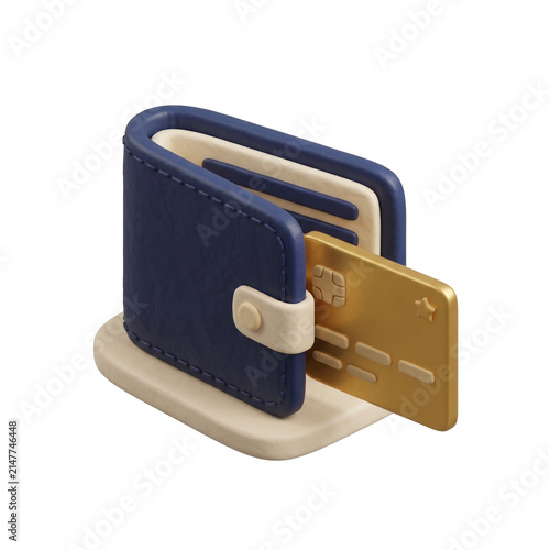 Digital wallet securely storing financial card information for transactions