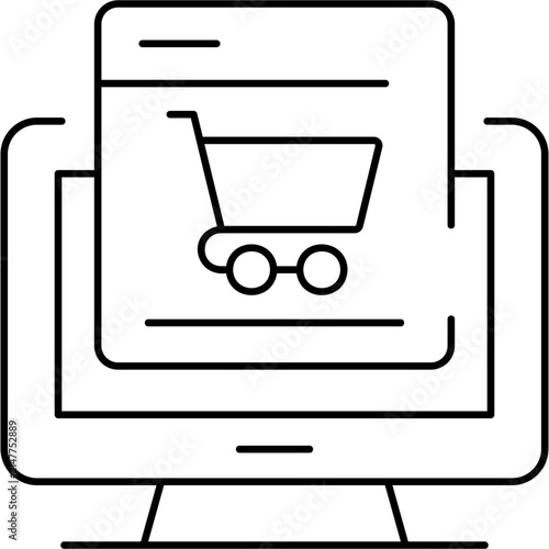 Line Ecommerce Icon