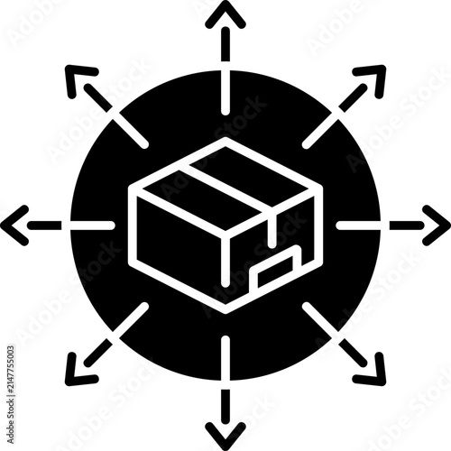 Solid Fill Distribution Icon