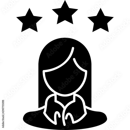 Solid Fill Customer Loyalty Icon