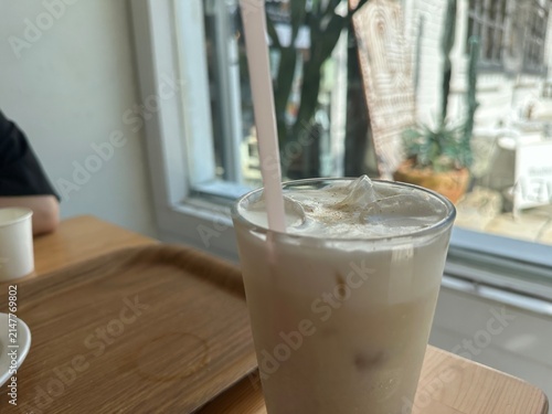 미숫가루 라떼