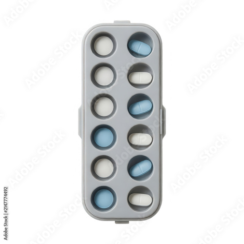 Medicine Pill Organizer Transparent Background