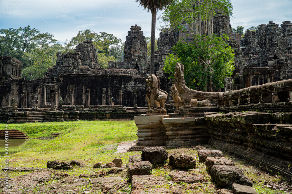 Fototapeta premium Bayon Temple in Siem Reap Province