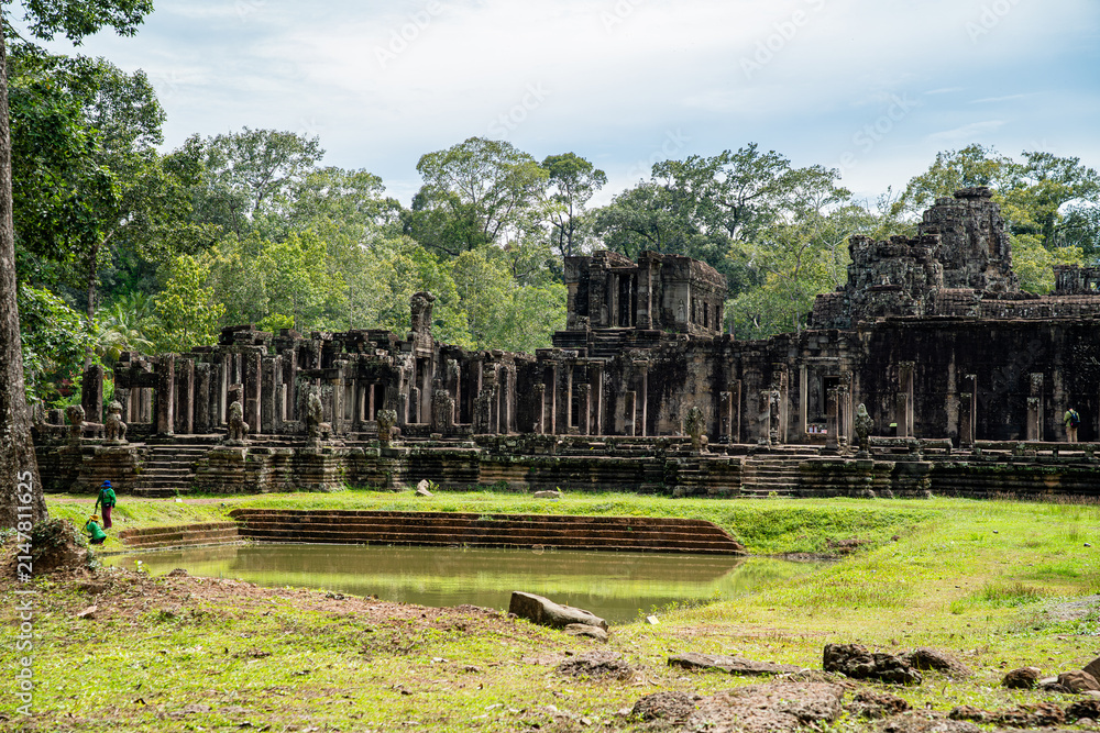 Fototapeta premium Bayon Temple in Siem Reap Province