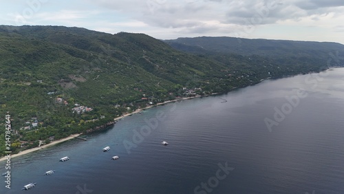 Aerial View of the Philippine Coastline