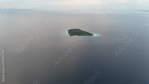 Solitary Tropical Island in the Philippines
