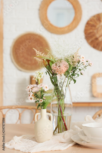 Beautiful table setting wit...