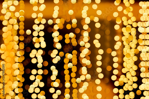 Gold spots bokeh background