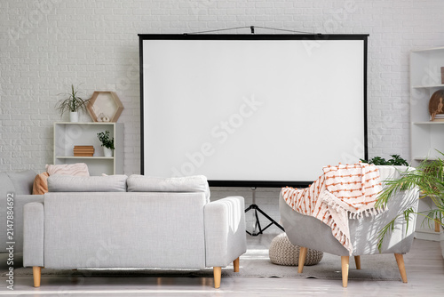 Interior of living room wit...
