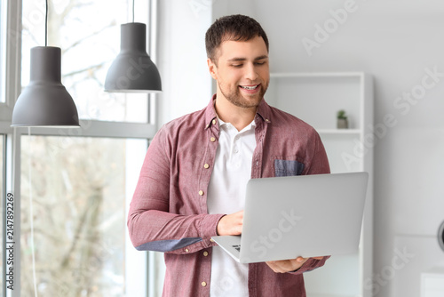 Portrait of male programmer...