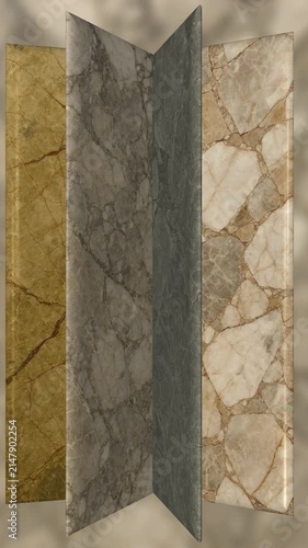 Luxury Breccia Marble Tiles Displayed in Smooth Rotating Motion with Detailed Decorative Stone Surface for Modern Interiors