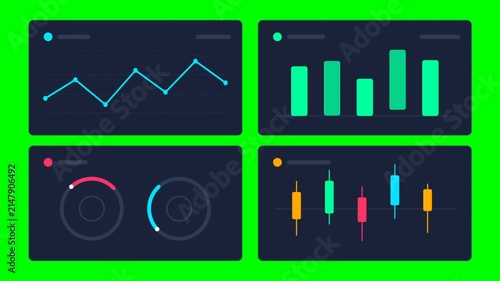 Dynamic Data Dashboard Analytics For Video Visualization.