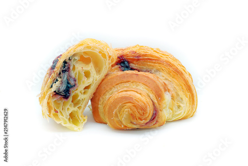 croissant with jam
