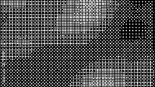 Abstract Pixelated Bitmap Texture Overlay, Digital Glitch Pixel Pattern Animation 4K