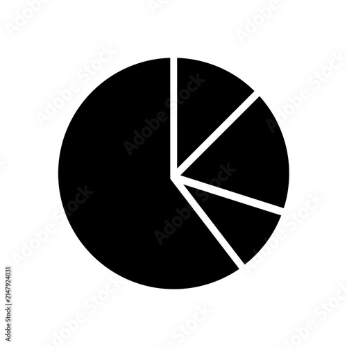 pie chart glyph icon