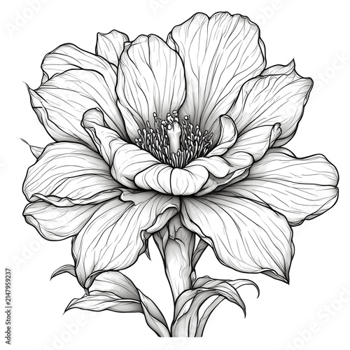 vector illustration of a flower