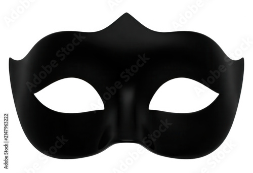 Black Masquerade Mask Transparent Background