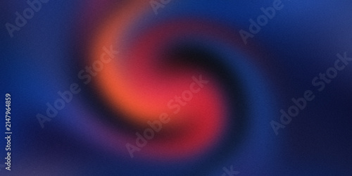 Abstract swirling red and blue gradient background