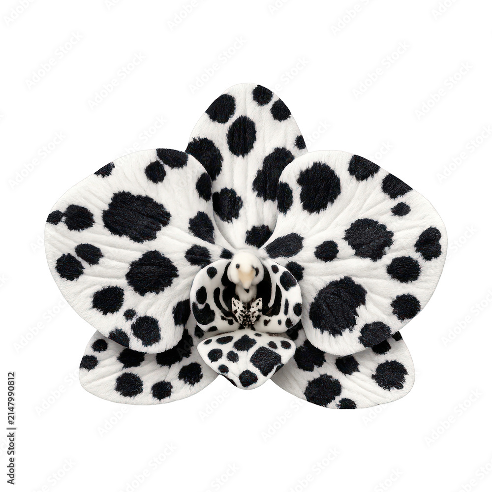 Fototapeta premium PNG Spotted orchid flower elegance