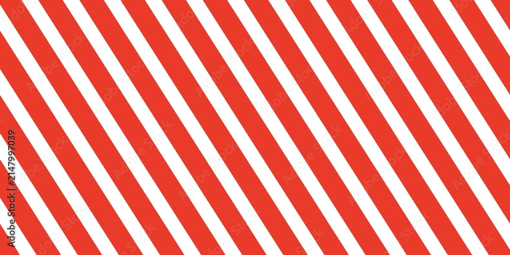 Obraz premium Slanting lines and halftone dots in red colors, Seamless background christmas or winter theme background, Red stripes pattern on white background.