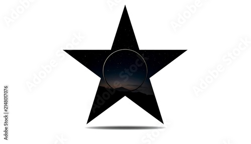 Black pyramid geometric logo design isolated.