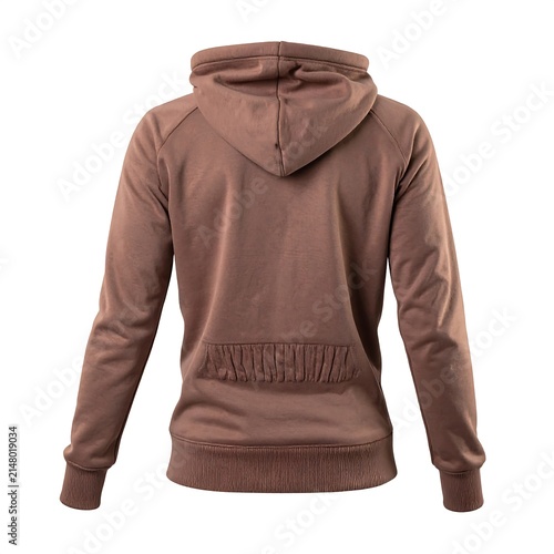 Brown suede jacket with zipper pockets front view.