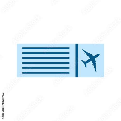 Ticket aircraft illustration