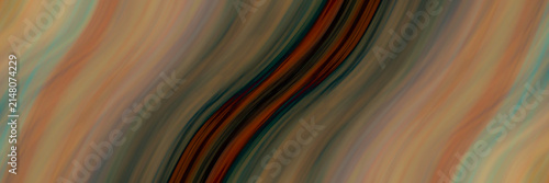 Blurred Abstract Waves with Different Beige, Orange Black and Earth Colors