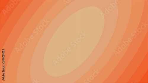 Abstract orange background with smooth rounded oval shapes and soft gradient layers for modern graphic design projects and digital art backdrops