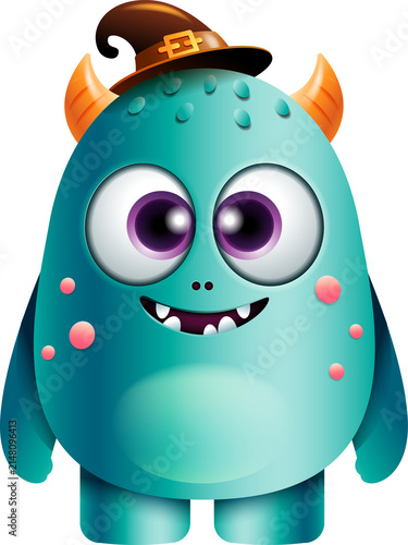 Cute Halloween Character Collection, Spooky Clipart 