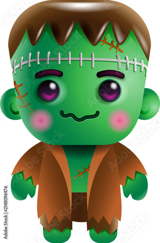 Cute Halloween Character Collection, Spooky Clipart 