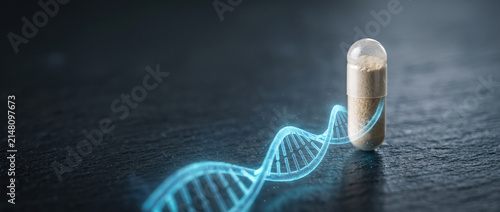 Health womens health capsule dna molecule genetic supplement pill medicine laboratory research